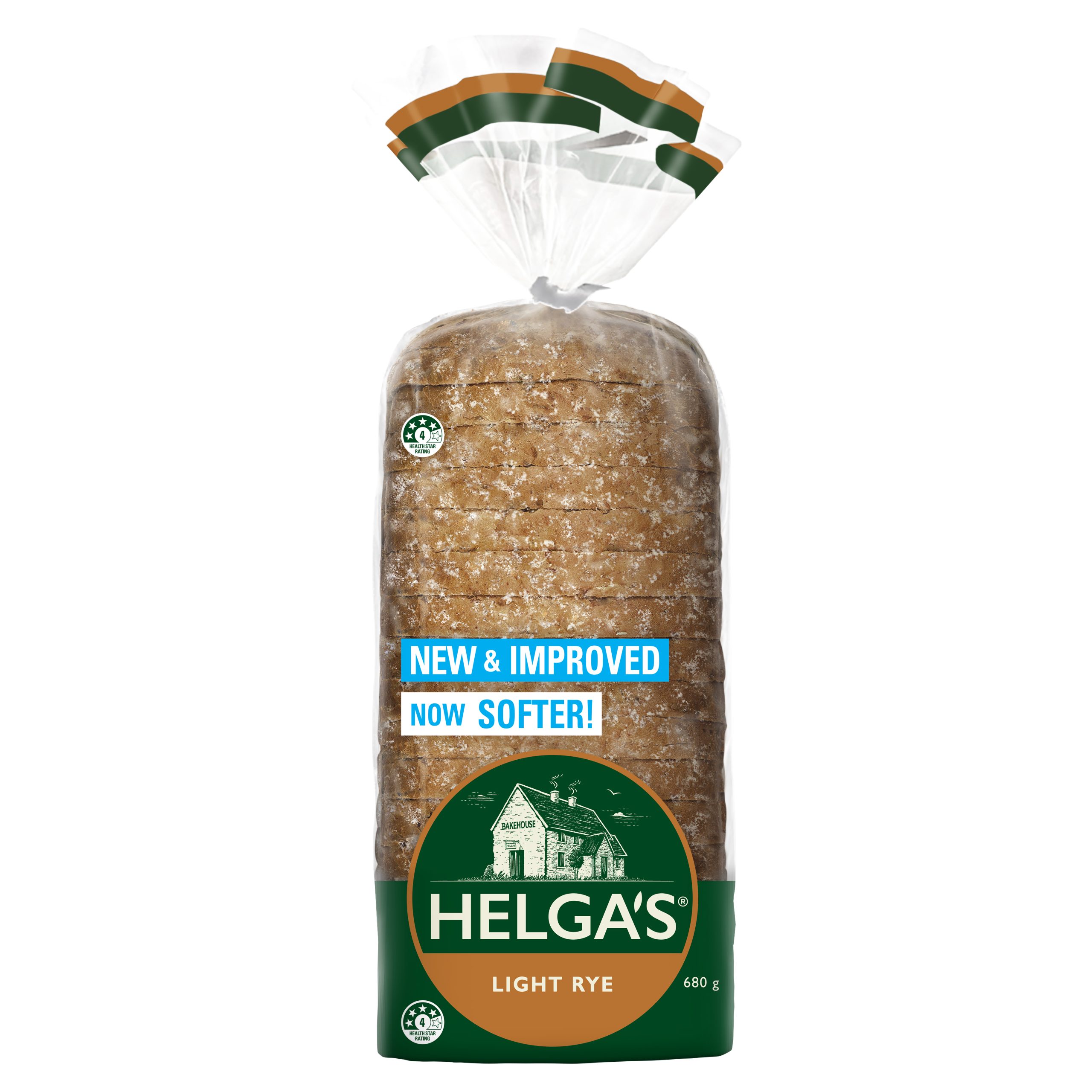 Helgas Loaf Light Rye 680 g